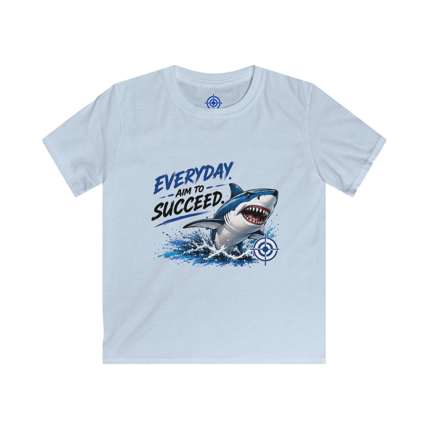 Kids Shark Graphic Tee —  Everyday I Am To Succeed