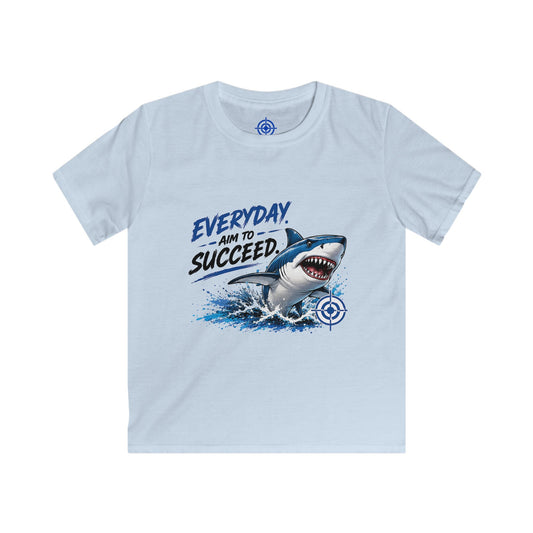 Kids Shark Graphic Tee —  Everyday I Am To Succeed