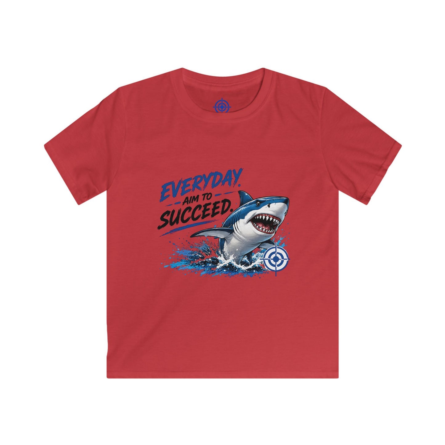 Kids Shark Graphic Tee —  Everyday I Am To Succeed