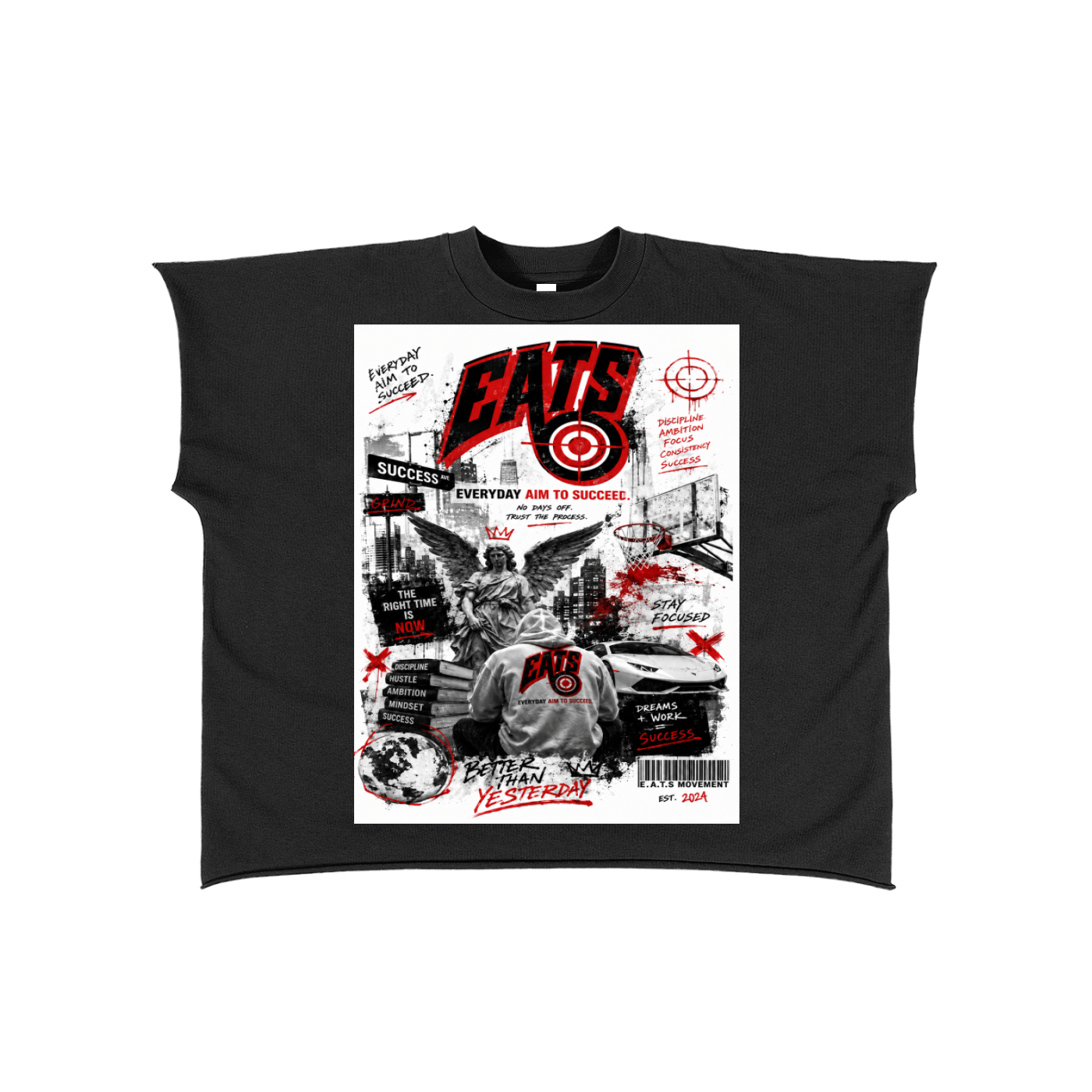 Black E.A.T.S sleeveless T-Shirt