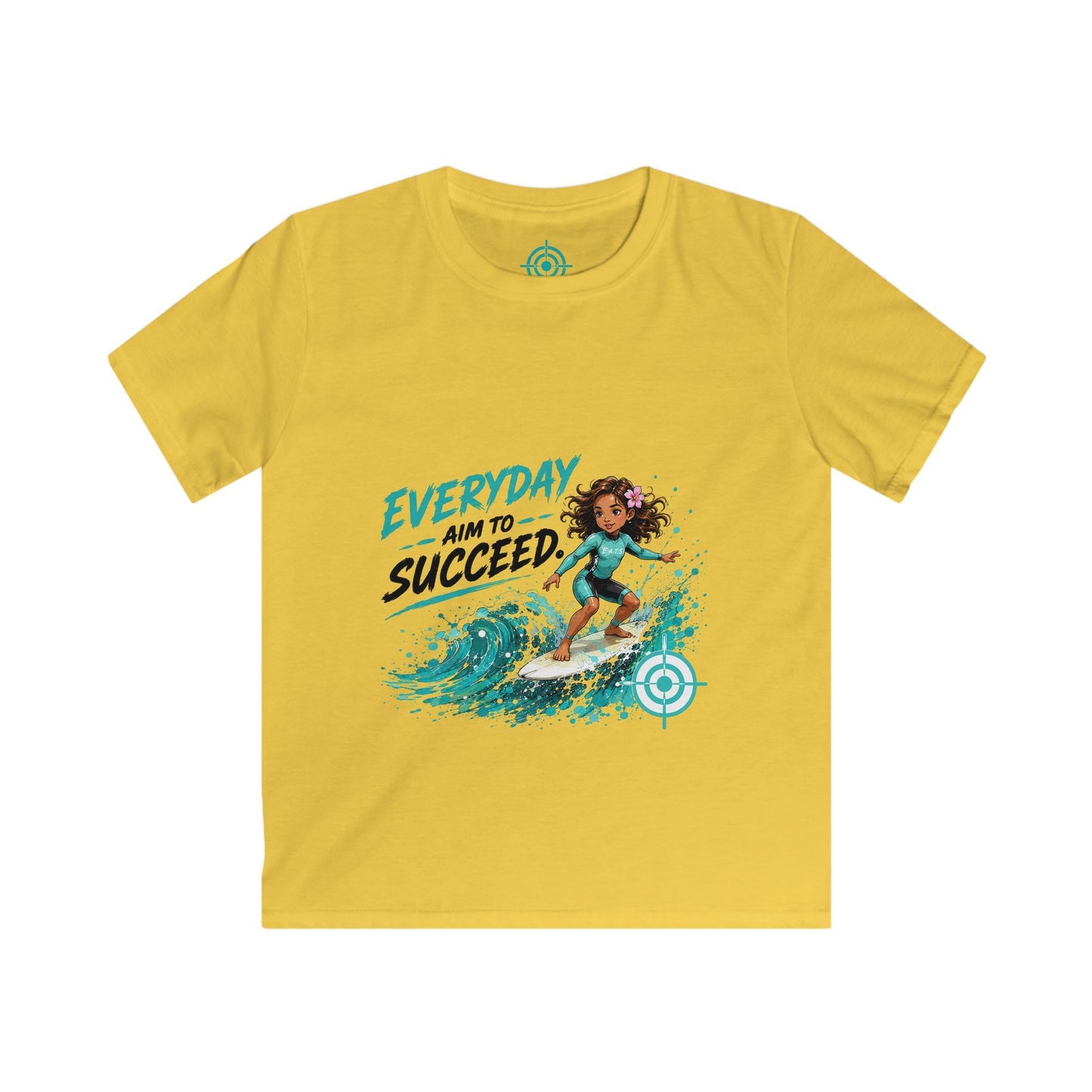 Kids Surf Tee — Everyday Aim to Succeed