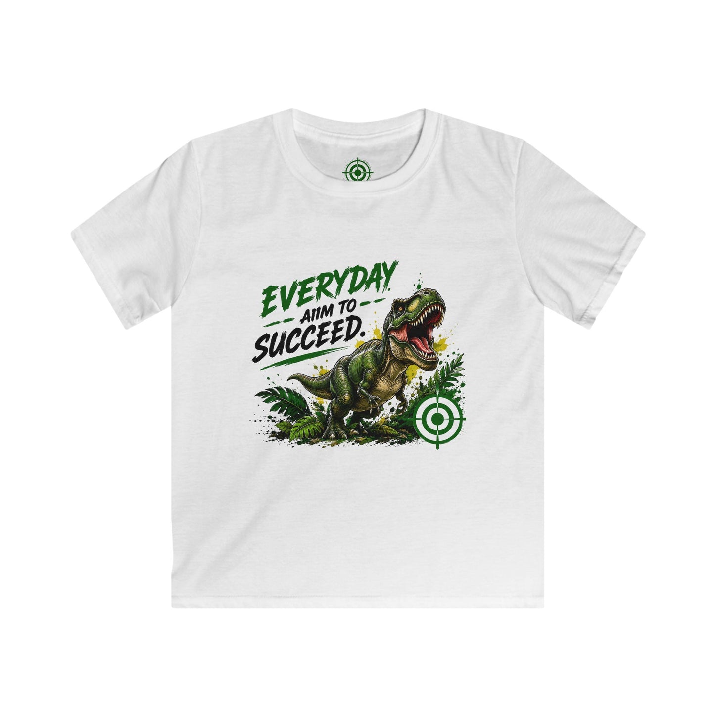 Kids Dino Graphic Tee | Everyday Aim to Succeed