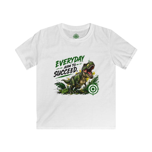 Kinder-Dino-Grafik-T-Shirt | Alltagsziel: Erfolg haben