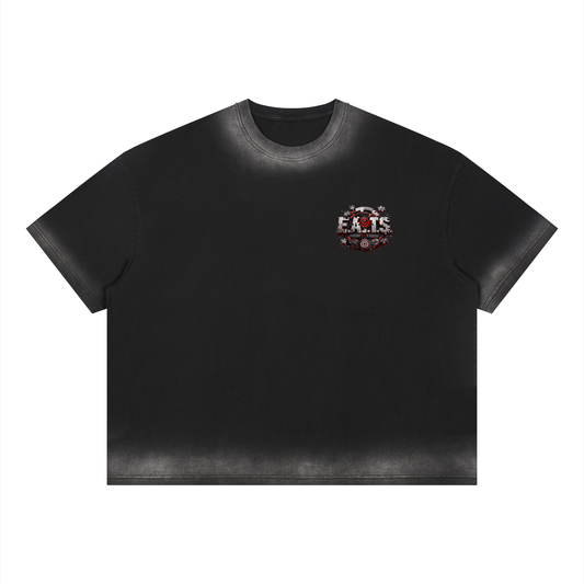 E.A.T.S "The Puzzle" - Boxy Sunfade Wash T-Shirt