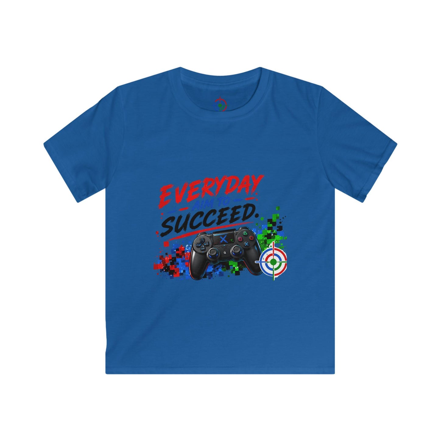 Kids Gamer Graphic Tee | Everyday Aim to Succeed