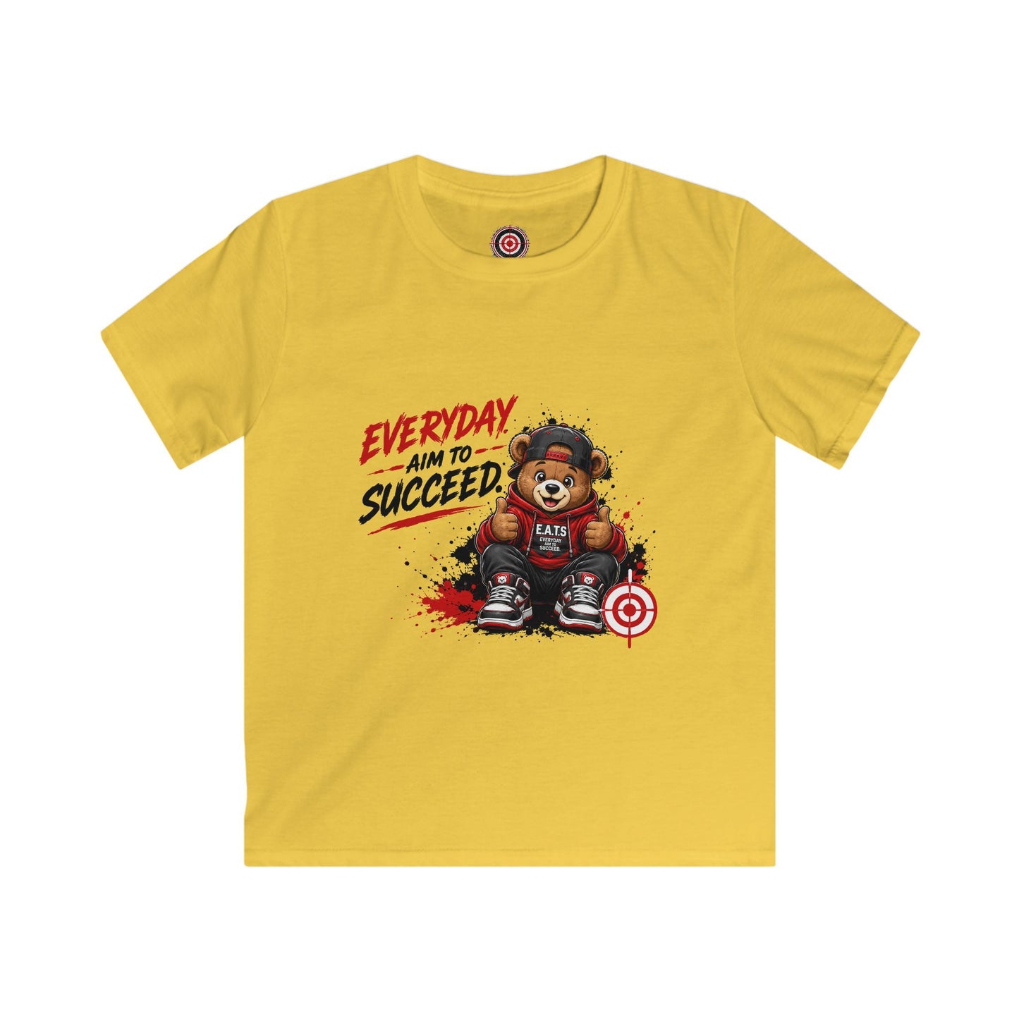 Kids Teddy | Everyday Aim to Succeed |Graphic Tee