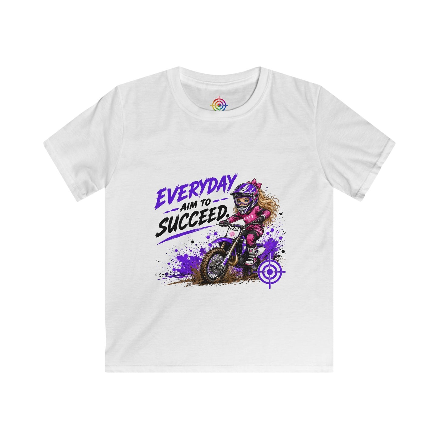 Kids Motocross Tee – Everyday Aim to Succeed