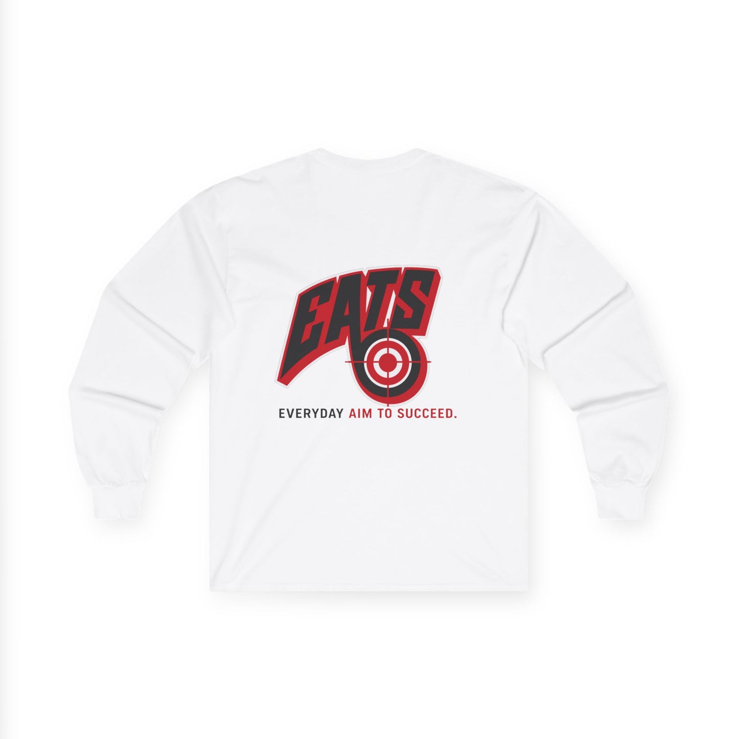 EATS Graphic Long Sleeve Tee — 'Everyday Aim to Succeed' Streetwear