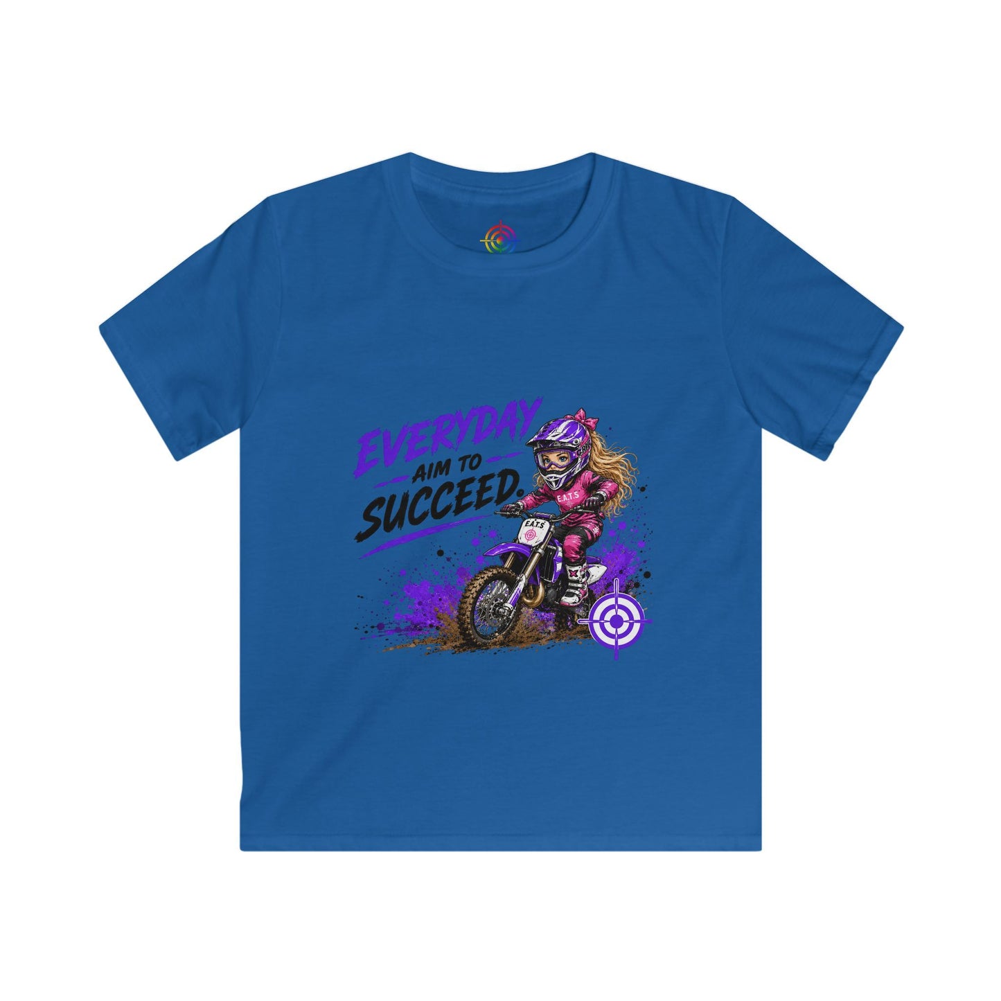Kids Motocross Tee – Everyday Aim to Succeed