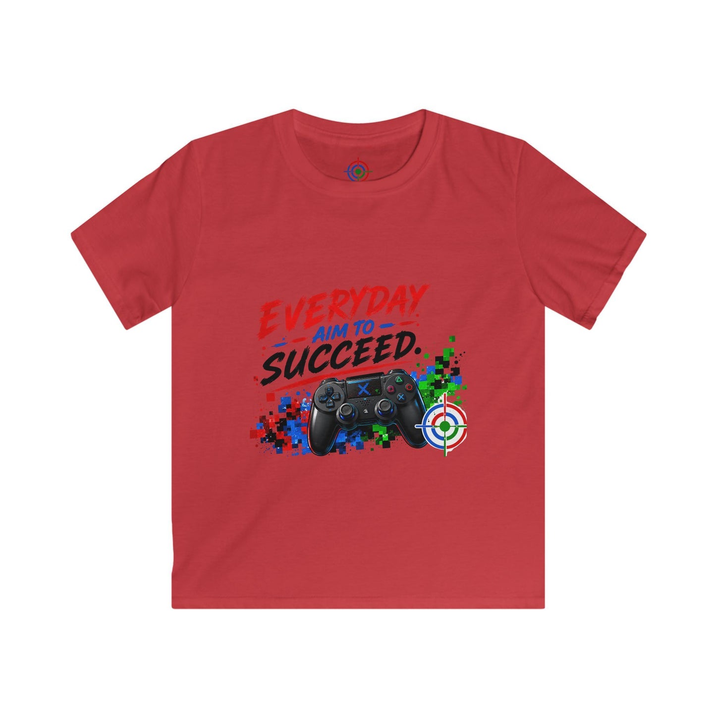 Kids Gamer Graphic Tee | Everyday Aim to Succeed