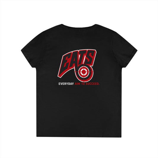 Ladies V-Neck Tee — Everyday Aim To Succeed