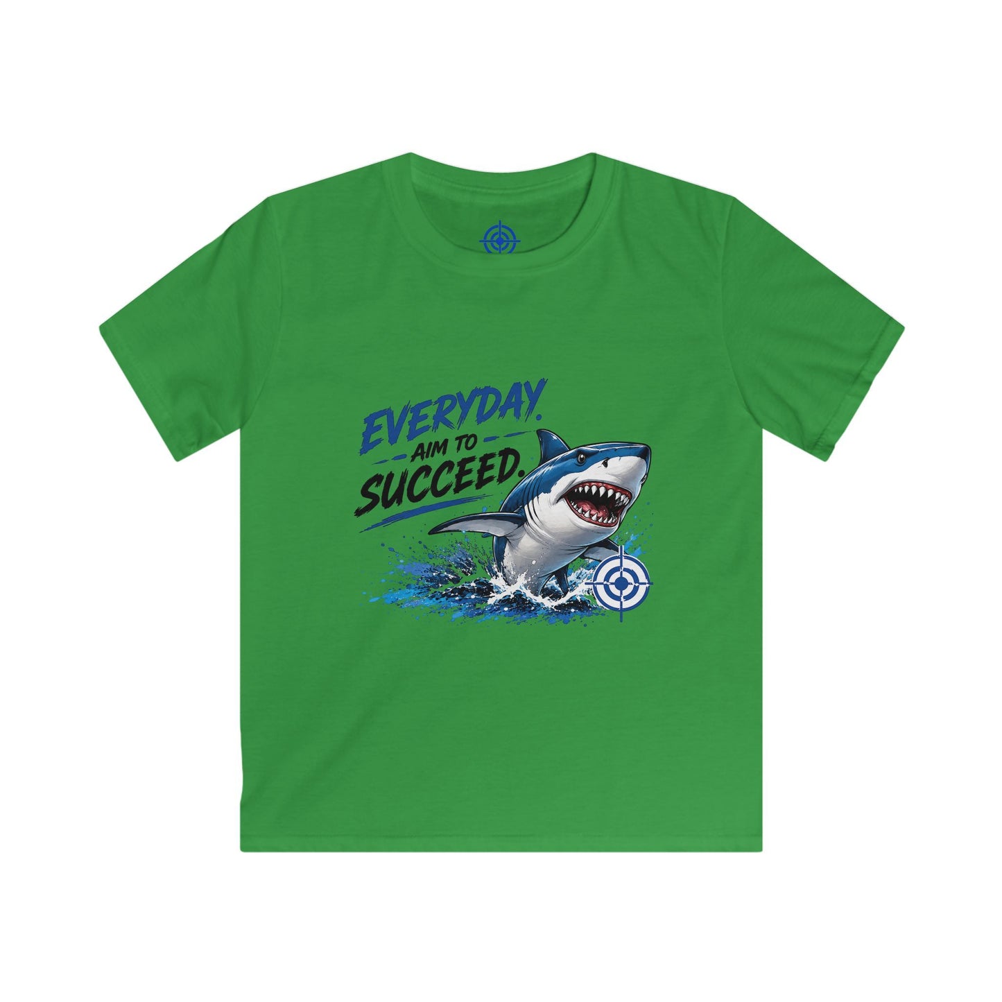Kids Shark Graphic Tee —  Everyday I Am To Succeed
