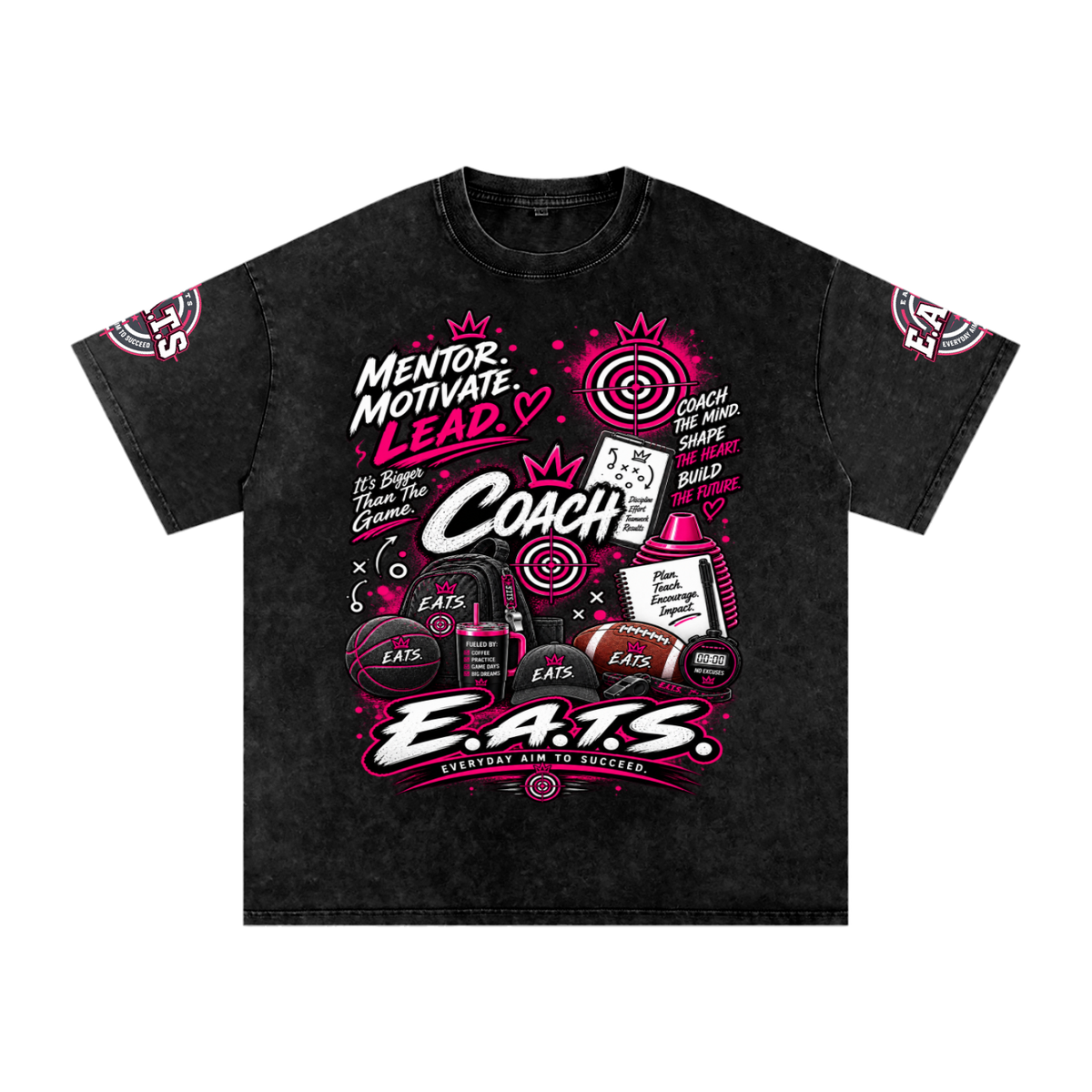 rose,red,black,apricot,logo,eats,coach,women,womens,casual,career,bullseye,streetwear,motivational,graphic,pink,purple,sports,crowns,crown,grey,gray,light,tshirt
