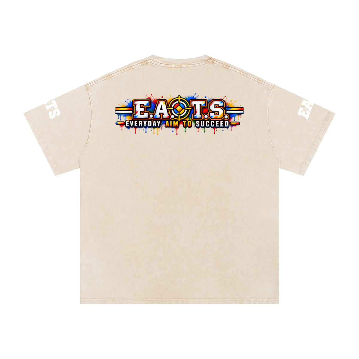 grey,gray,yellow,black,logo,eats,his,mens,men,casual,tshirt,graphic,multicolor,bullseye,apricot,light,dark,streetwear,oliveyellow