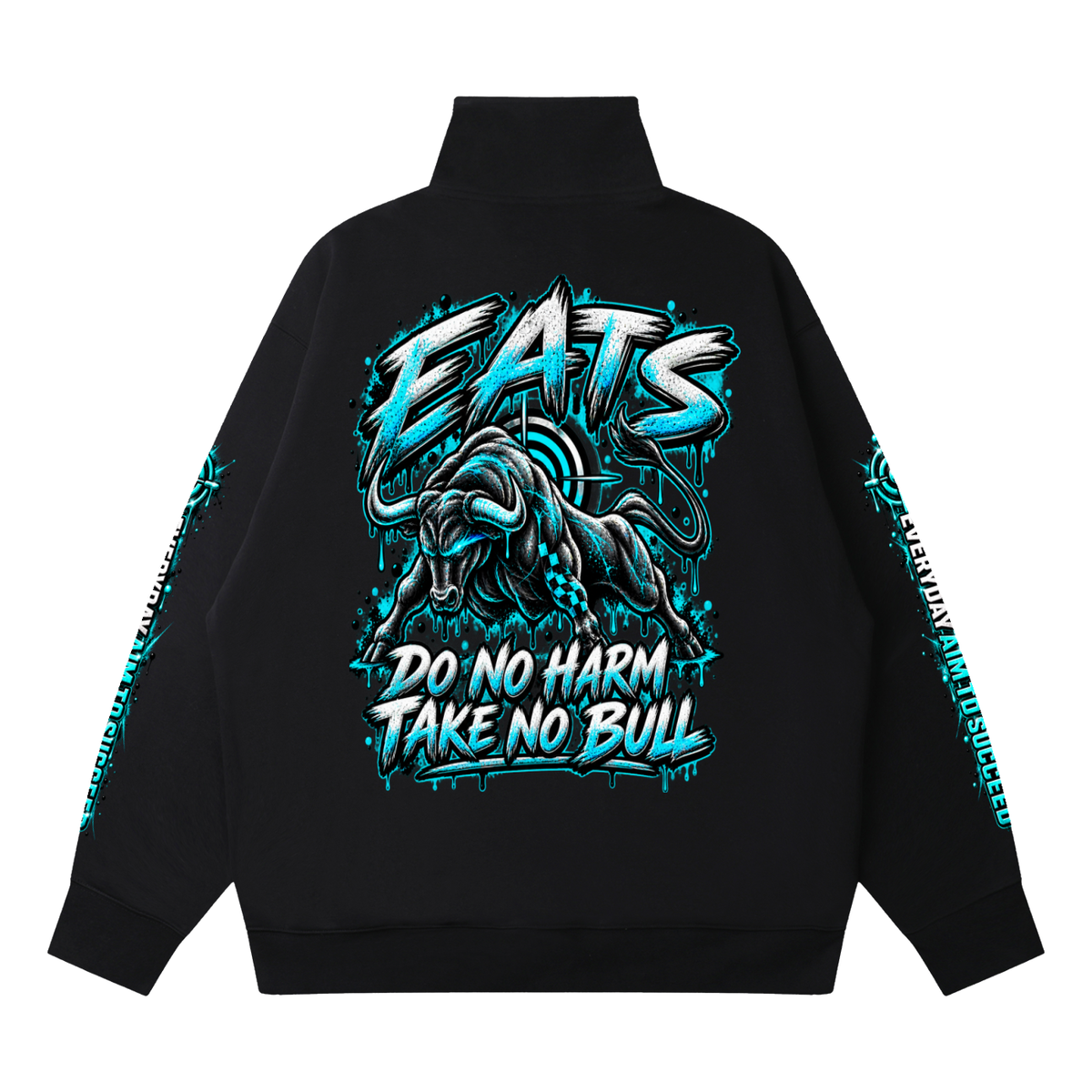 womens,women,grey,light,dark,graphic,eats,logo,brandlog,bullseye,bull,animalbull,womensstreetwear,streetwear,streetfashion,fashion,graphicsweatshirt,sweatshirt,black,apricot,hers,her,casual,womenscasual,teal,blue,splatter,beige,aqua,white