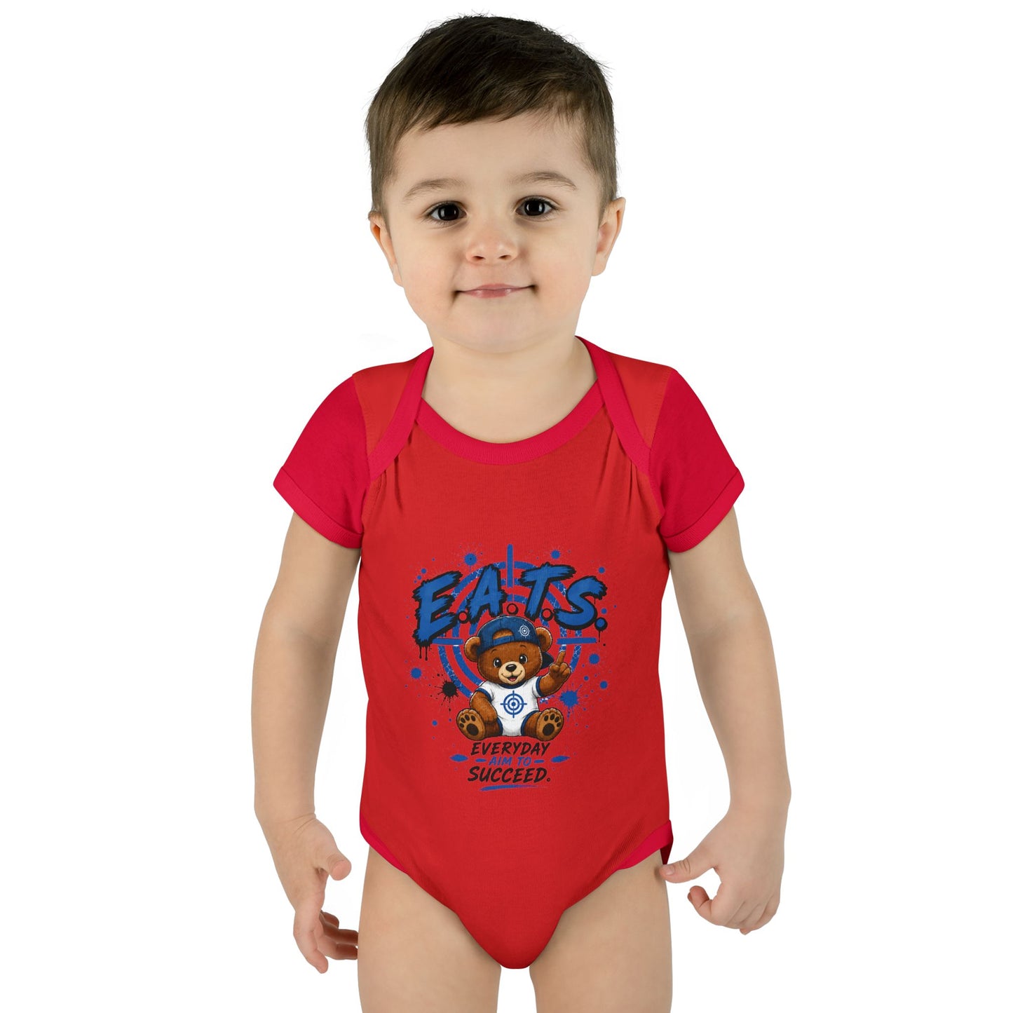 Infant Onesie Teddy Bear Graphic