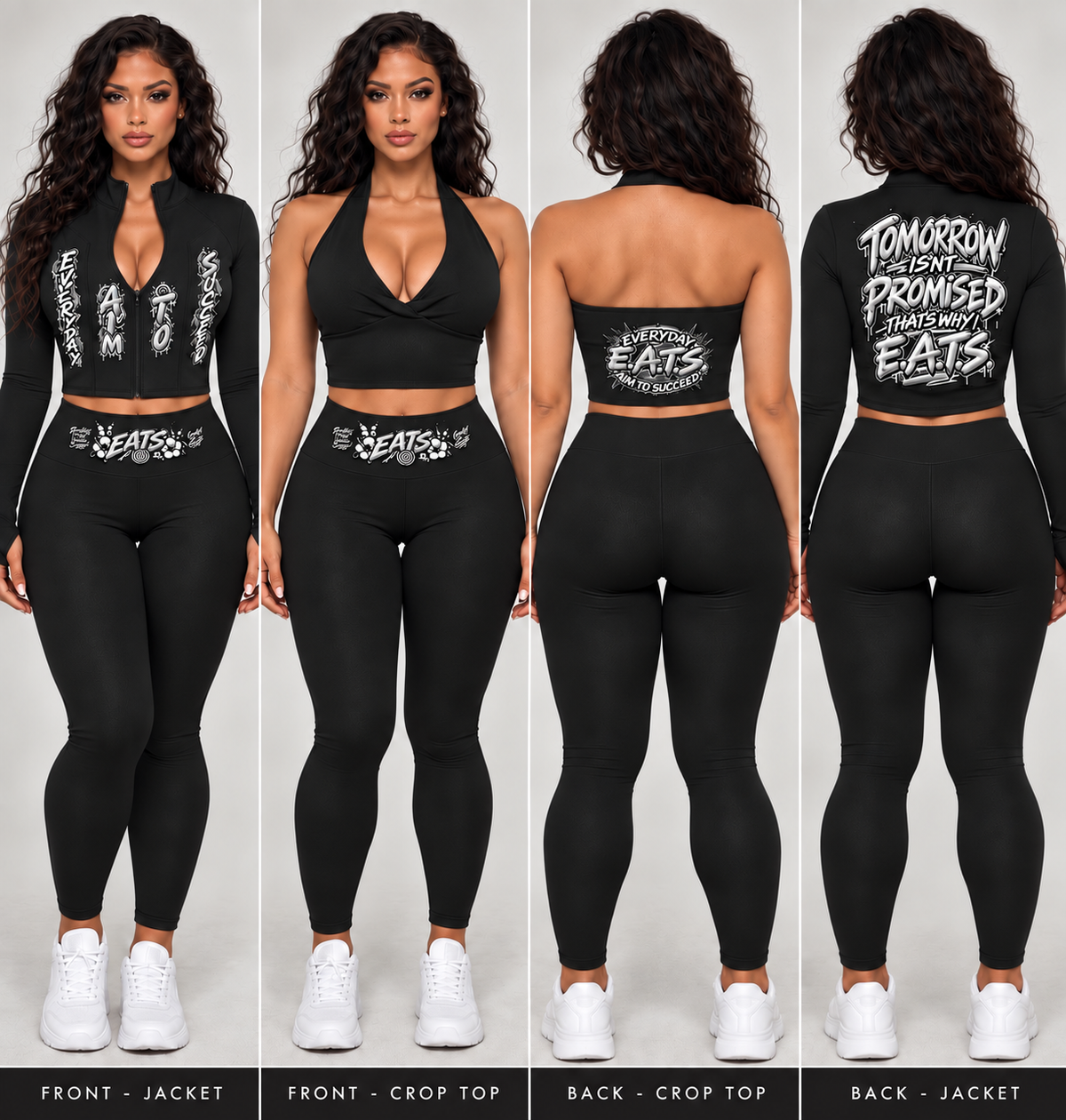 E.A.T.S. “Tomorrow Isn’t Promised” Women’s 3-Piece Active Set
