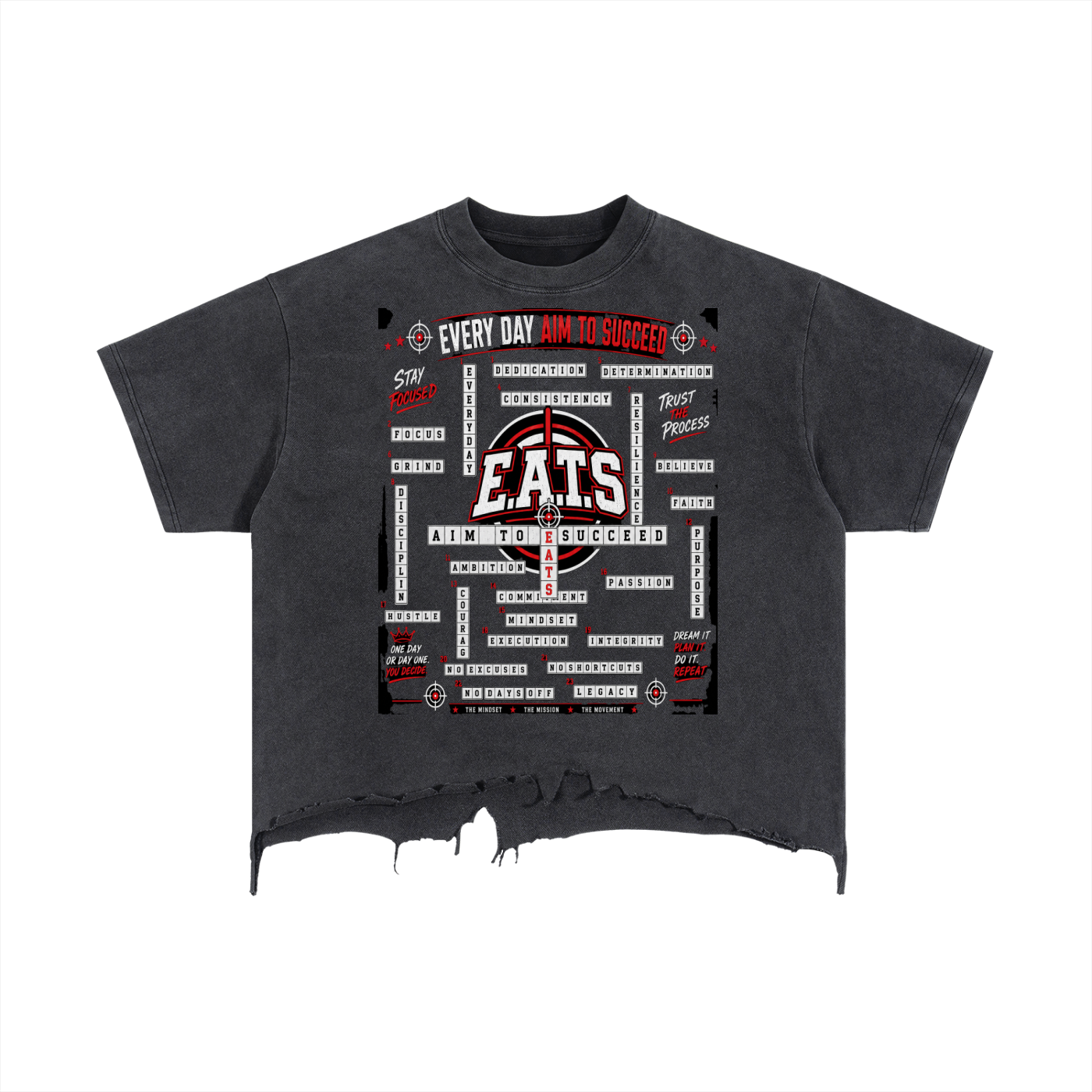 E.A.T.S crossword puzzle T-shirt