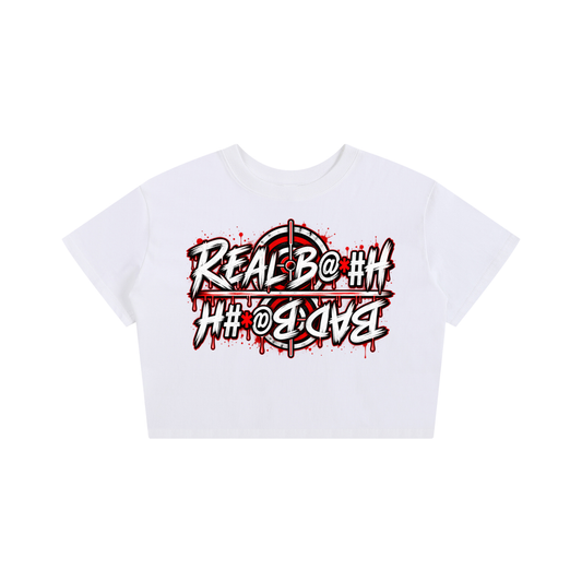 E.A.T.S. “Real Bh / Bad Bh” Women’s Graphic Crop Tee