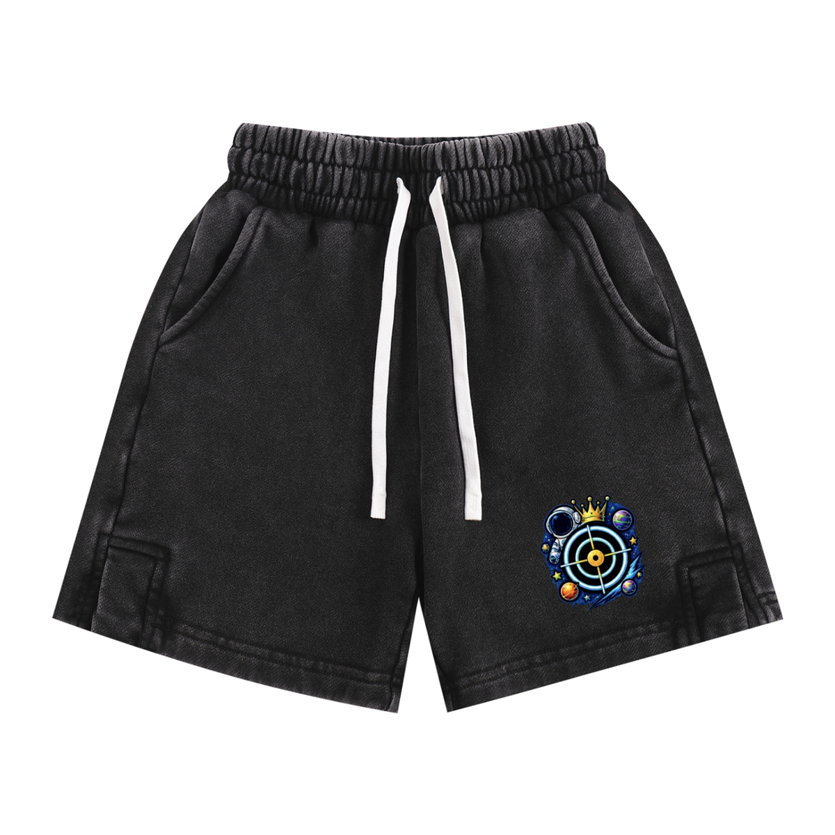 black,kids,boy,blue,astro,shorts,washed