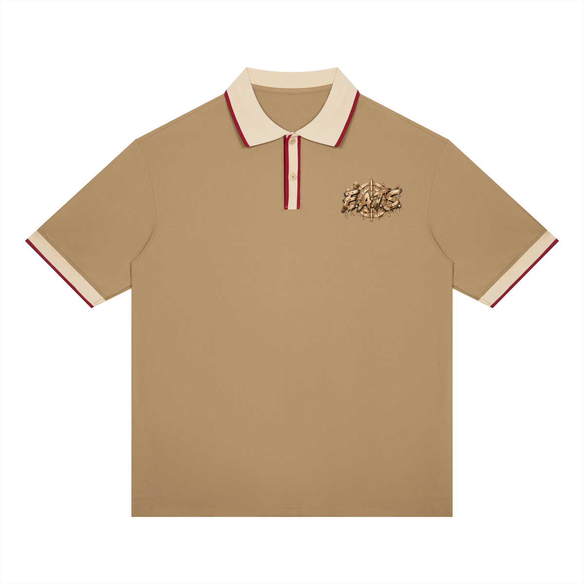 E.A.T.S Color Block Polo Shirt