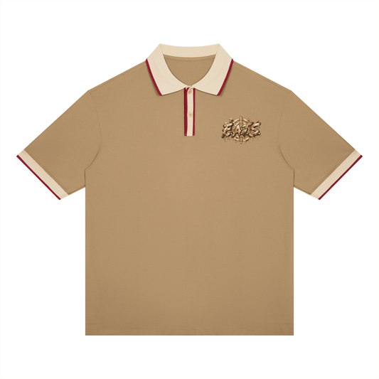 E.A.T.S Color Block Polo Shirt