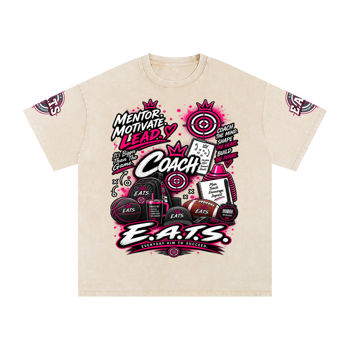 rose,red,black,apricot,logo,eats,coach,women,womens,casual,career,bullseye,streetwear,motivational,graphic,pink,purple,sports,crowns,crown,grey,gray,light,tshirt