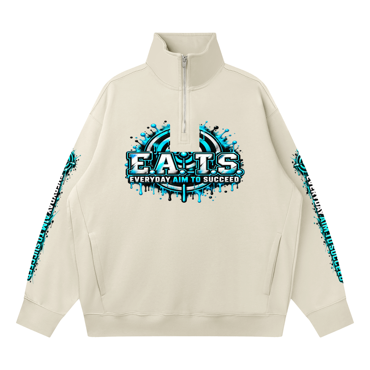 womens,women,grey,light,dark,graphic,eats,logo,brandlog,bullseye,bull,animalbull,womensstreetwear,streetwear,streetfashion,fashion,graphicsweatshirt,sweatshirt,black,apricot,hers,her,casual,womenscasual,teal,blue,splatter,beige,aqua,white